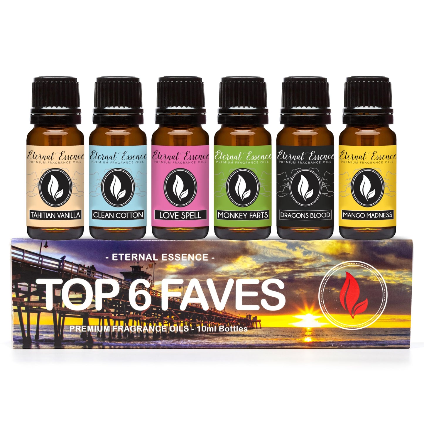 Top 6 Faves Gift Set – Premium Fragrance Oils 10ml