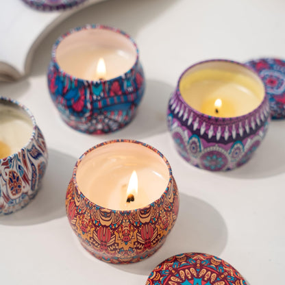 Topadorn 4 Pack Scented Candles Gift Set – Soy Wax Aromatherapy for Home, Relaxation, Yoga