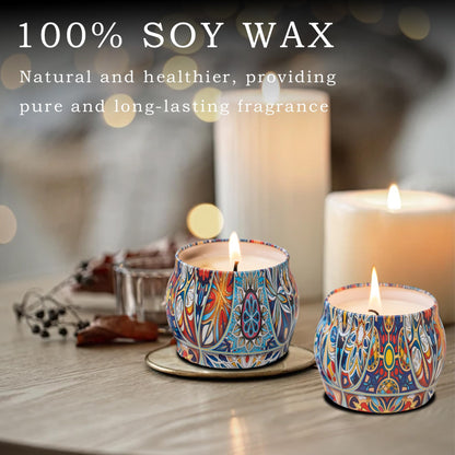 Topadorn 6-Pack Scented Candles Gift Set | Soy Wax Aromatherapy for Home & Relaxation