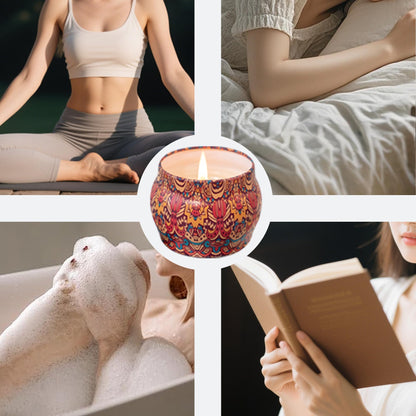 Topadorn 4 Pack Scented Candles Gift Set – Soy Wax Aromatherapy for Home, Relaxation, Yoga