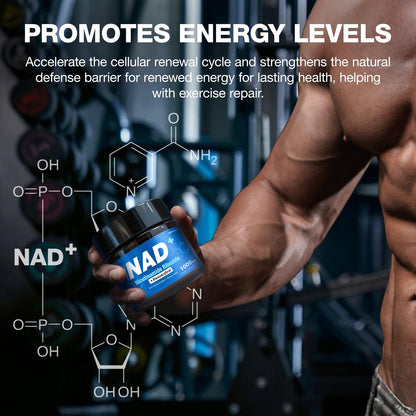 TOPCAPAK NAD 1000mg NR + Resveratrol | Liposomal NAD+ for Brain Health & Healthy Aging