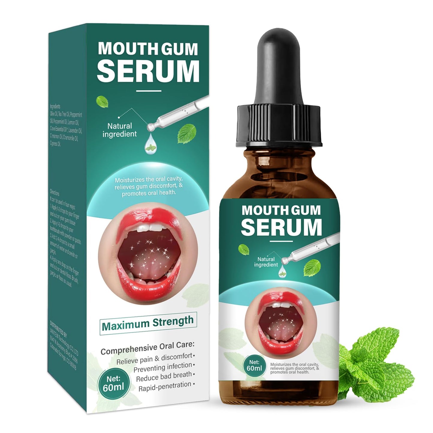 Topicy Gum Restore Drop – Gum Repair for Receding Gums, Bad Breath Treatment for Adults, 60ml