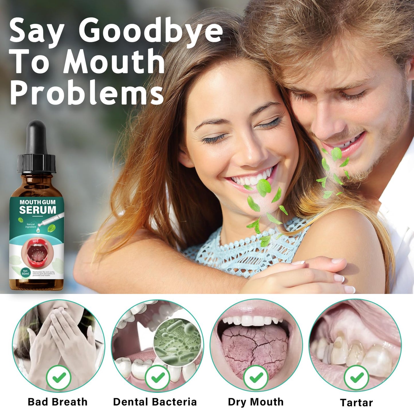 Topicy Gum Restore Drop – Gum Repair for Receding Gums, Bad Breath Treatment for Adults, 60ml