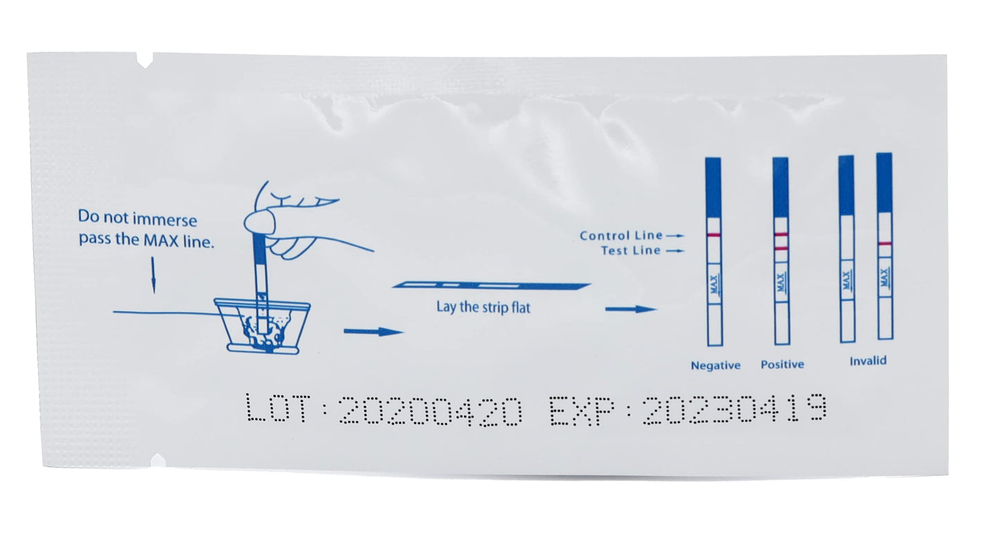 TOPMED ETS Pregnancy Test Strips – Early Detection (25 mIU/mL), 99% Accurate