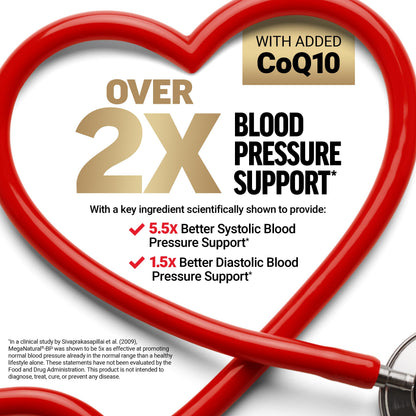 Total Beets Ultimate Heart Health - Blood Pressure Support with CoQ10, Beet Root Powder and Grape Seed Extract | 30 Servings
