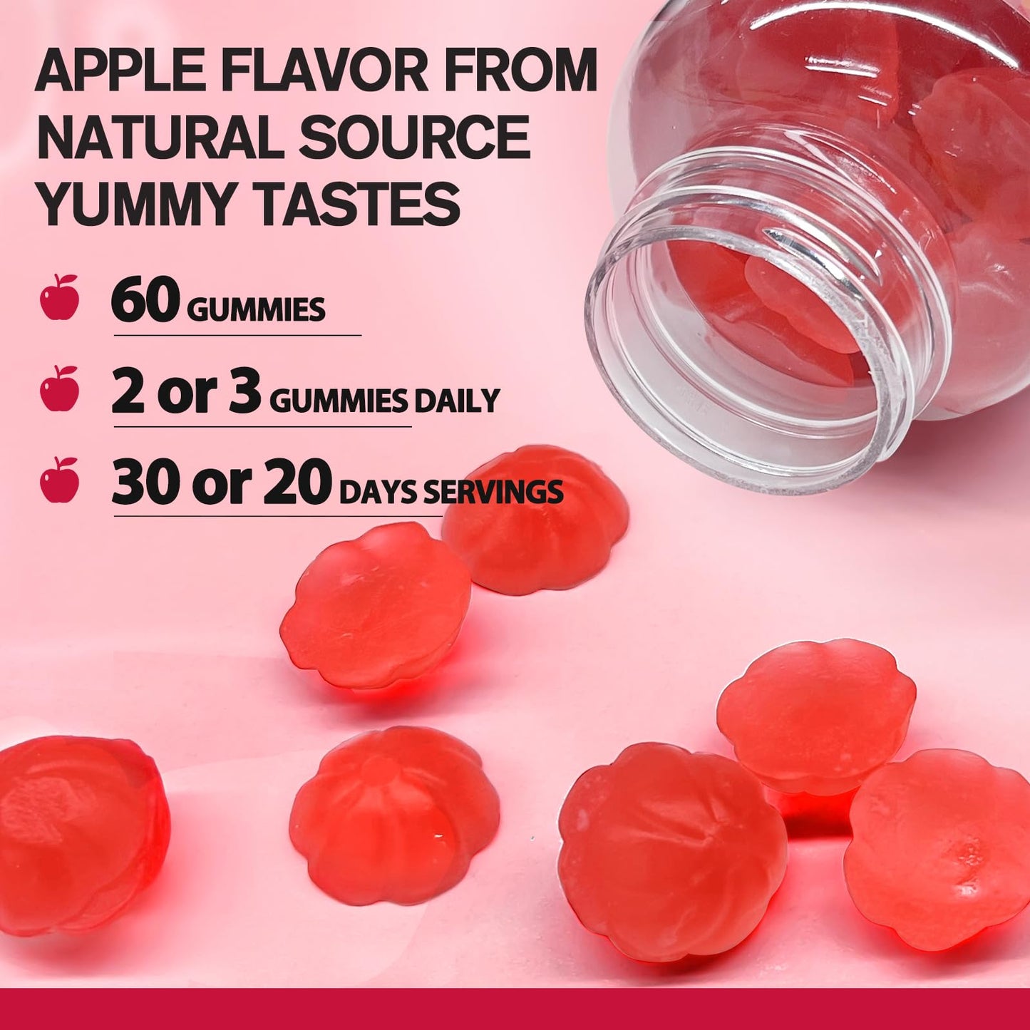 Totaria 9-in-1 Probiotic Fiber Gummies — 16g Fiber/Serving, 5B CFU Bacillus Coagulans (60 Gummies)