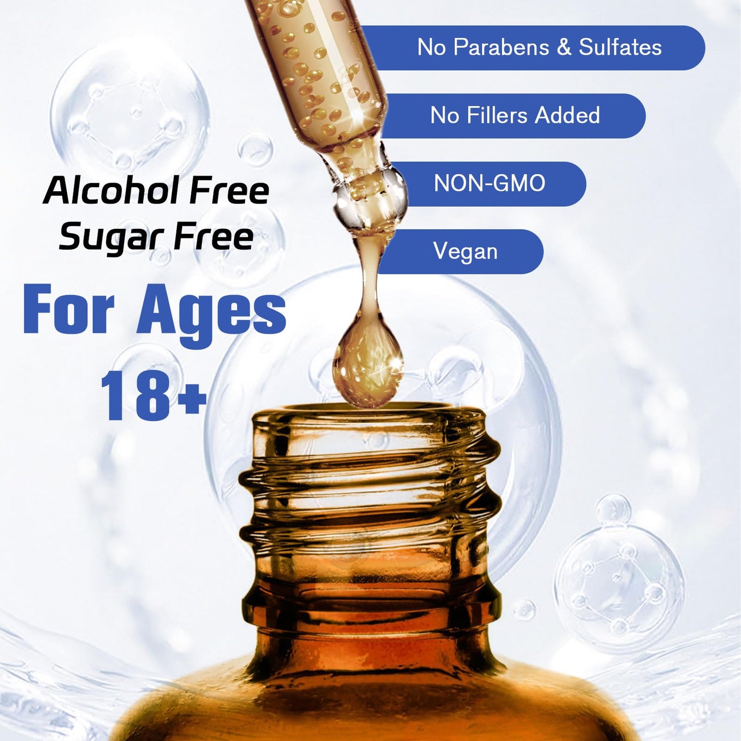 Totaria Cortisol Drops – Hormone Balance for Women & Men | Magnesium, Ashwagandha, L-Theanine