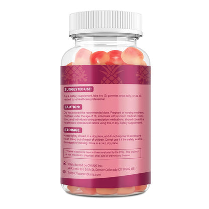 Totaria Premium Feminine Balance Gummies - Sugar-Free Multivitamin for Women | 60 Count (Pack of 2)