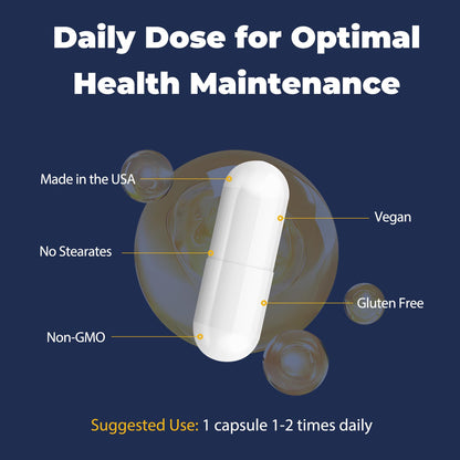 Totaria Cortisol Support with Ashwagandha, Magnesium, Rhodiola & L-Theanine - 120 Vegan Capsules (Women)