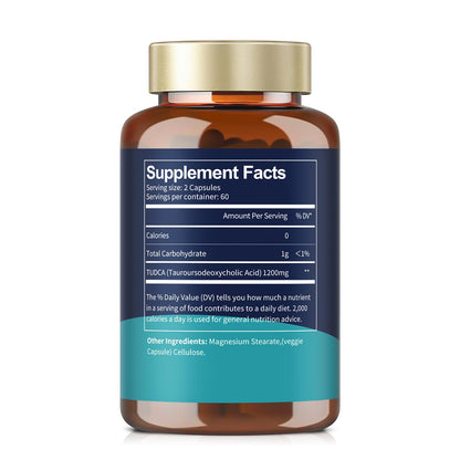 Totaria TUDCA 1200mg – Liver Support & Gut Health (120 Capsules)