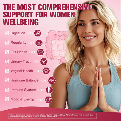 Totaria Probiotics for Women – 120B CFU, Akkermansia, Enzymes & Prebiotics | 120 Vegan Capsules