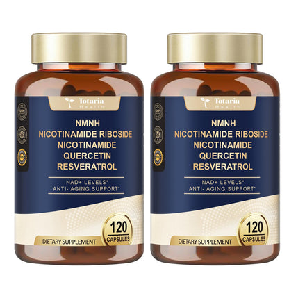 Totaria NMNH Supplement with Niacinamide, Quercetin & Resveratrol for NAD+ Support