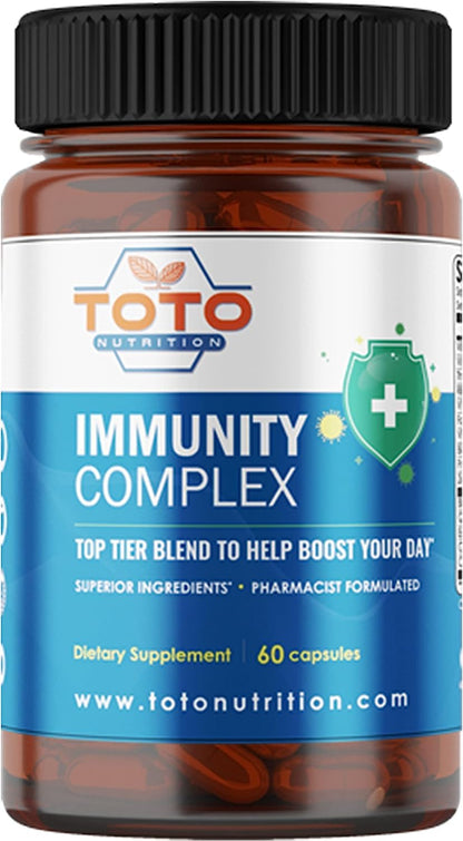 TotoNutrition Immunity Support Booster – 9-in-1 Vitamins & Herbal Formula