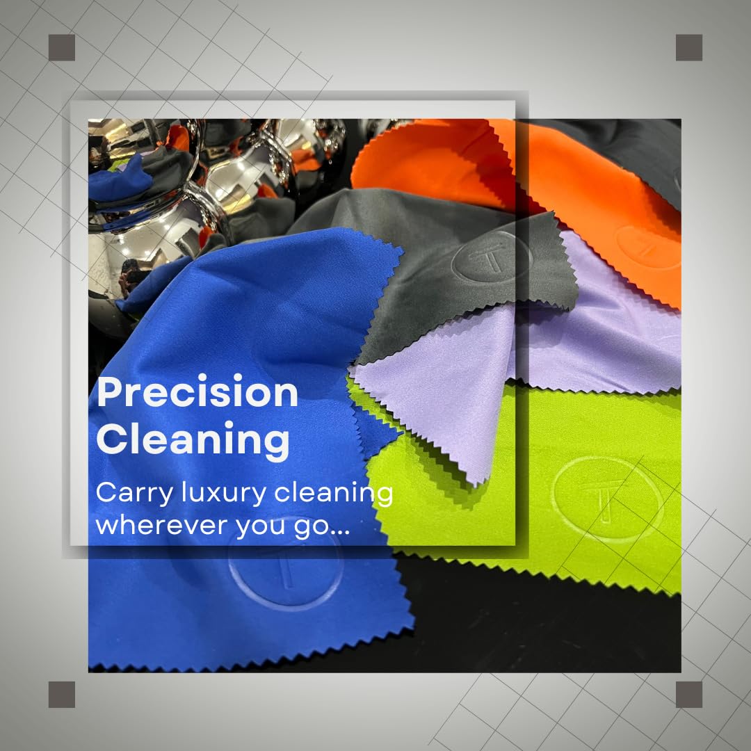 TOVO PRIME Microfiber Lens Cleaning Cloths | 6x7, 230 GSM | Australian Designed