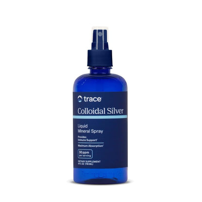 Trace Minerals Colloidal Silver Spray - Immune, Skeletal and Sleep Health Support (4 fl oz)