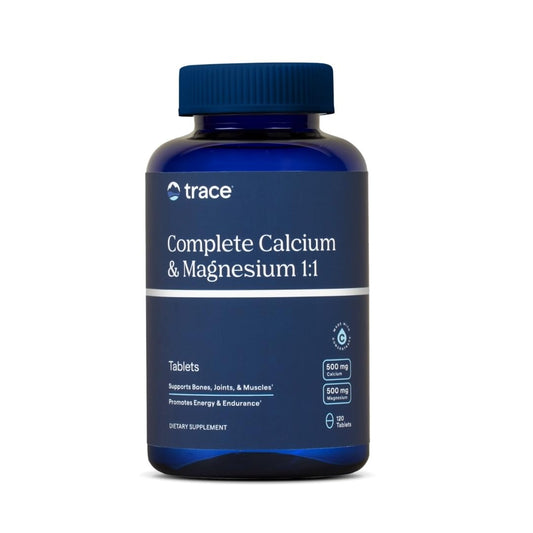 Trace Minerals Complete Calcium & Magnesium 1:1 – 120 Tablets for Bone Health BritishVita | Premium UK Vitamins & Wellness Supplements