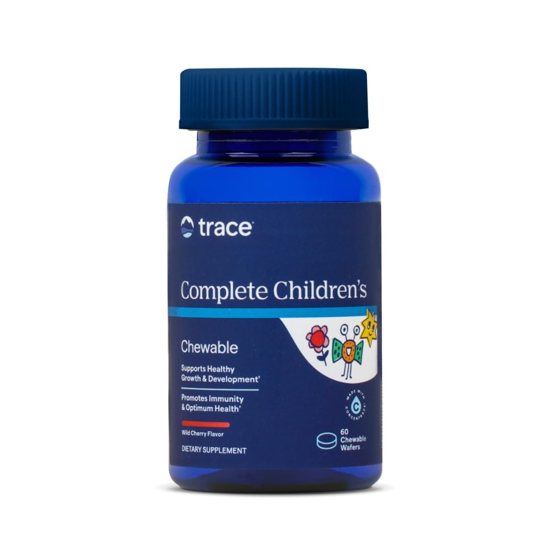 Trace Minerals Complete Kids Chewable Multivitamin - Gluten-Free, 60 Wafers