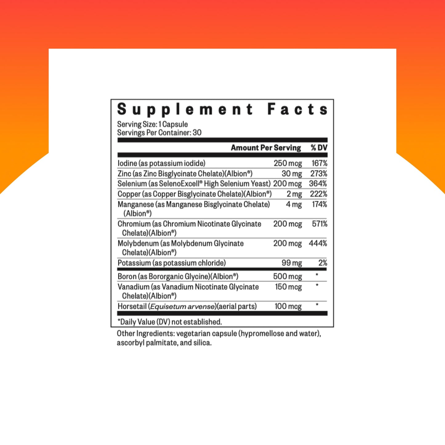 Seeking Health Trace Minerals Complex – 10 Essential Minerals, Iron-Free, 30 Capsules
