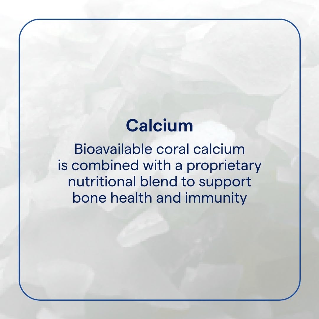 Trace Minerals Coral Calcium - Dietary Supplement for Immune & Bone Health | 60 Vegetarian Caps (30 Servings)