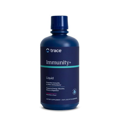 Trace Minerals Immunity Plus Daily Liquid Immune Support with Elderberry & Zinc