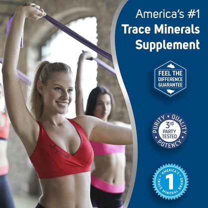 Trace Minerals Ionic Iron 22mg – Energy Support Liquid Supplement with Magnesium (2 Pack, 92 Servings, Gluten-Free)