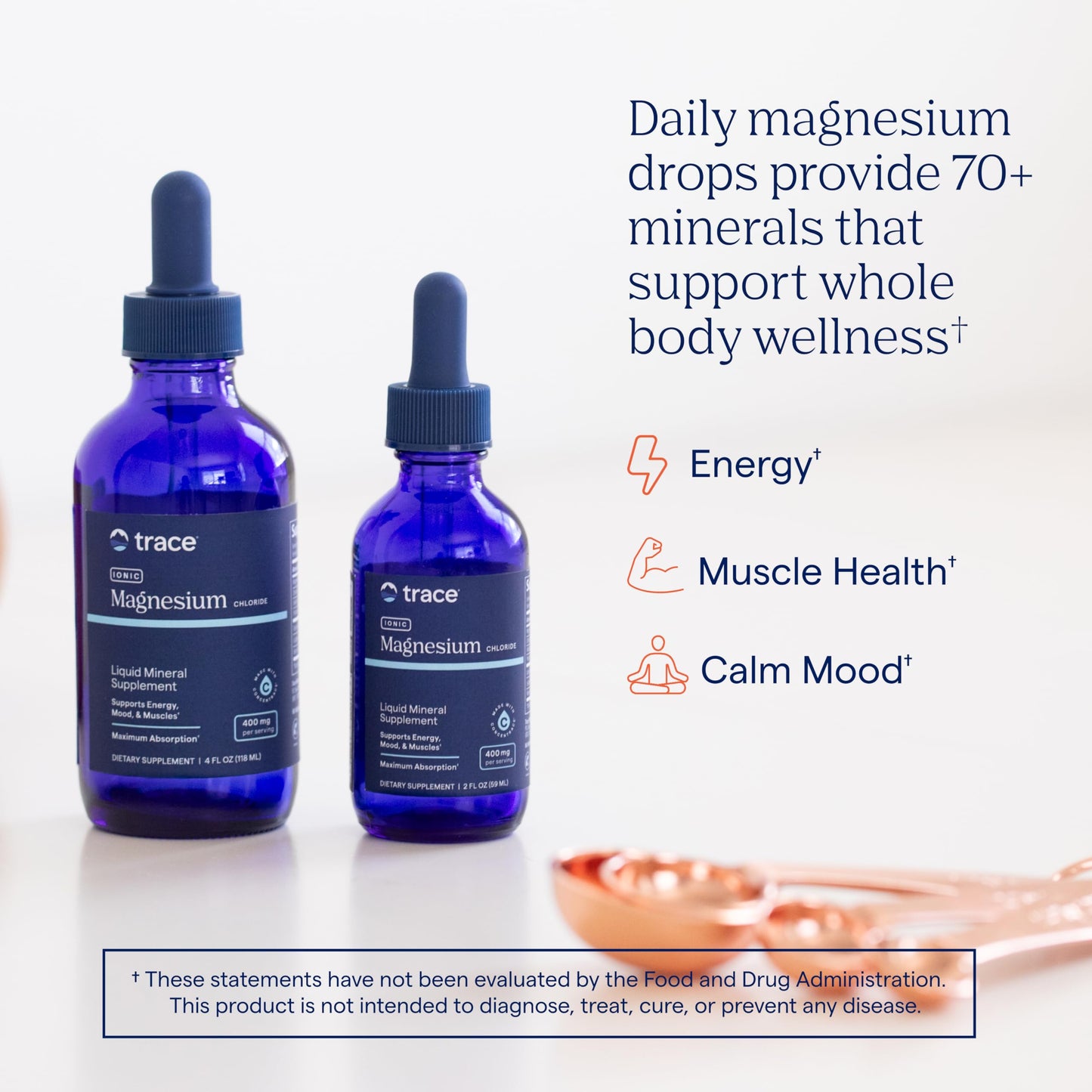 Trace Minerals Ionic Magnesium – Liquid Magnesium for Energy & Nerve Support – 2 fl oz