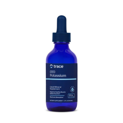 Trace Minerals Ionic Potassium — Liquid Potassium & Magnesium Supplement, 2 oz
