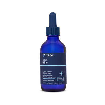 Trace Minerals Ionic Zinc - Immune Support, Digestion & Skin Health | 2 fl oz (48 Servings) | ConcenTrace & Chloride