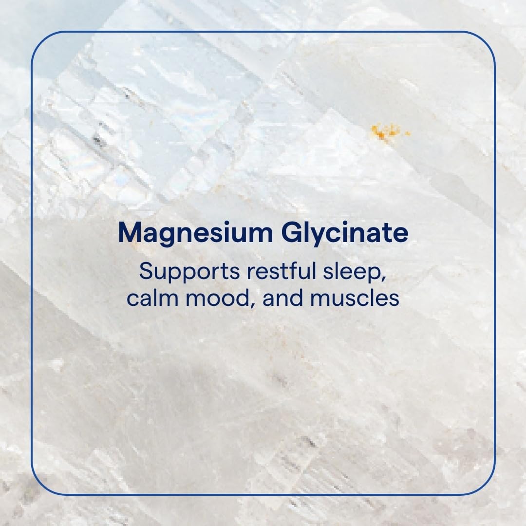 Trace Minerals Magnesium Glycinate Powder – Daily Magnesium for Sleep Support | Calming Bedtime Drink (Grape, 180g, 60 Servings)