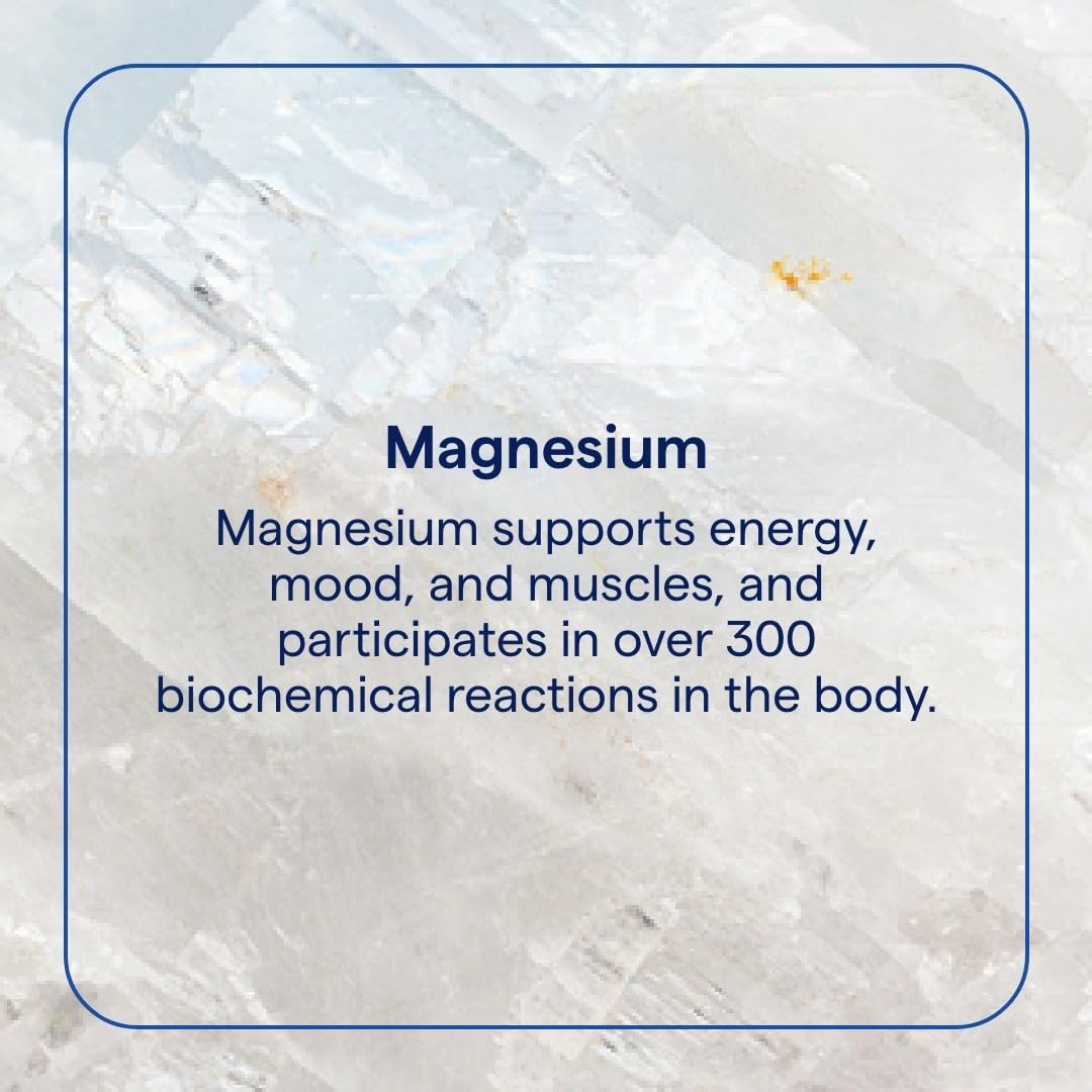 Trace Minerals Magnesium Liquid 300mg – Energy, Heart & Bone Health Support | 16 fl oz