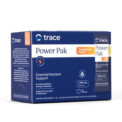 Trace Minerals Power Pak Multivitamin & Multimineral Packets – Tangerine, 30 Packets