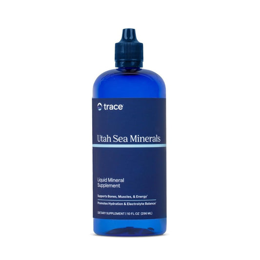 Trace Minerals Utah Sea Minerals - Liquid Ionic Minerals | 16 oz BritishVita | Premium UK Vitamins & Wellness Supplements