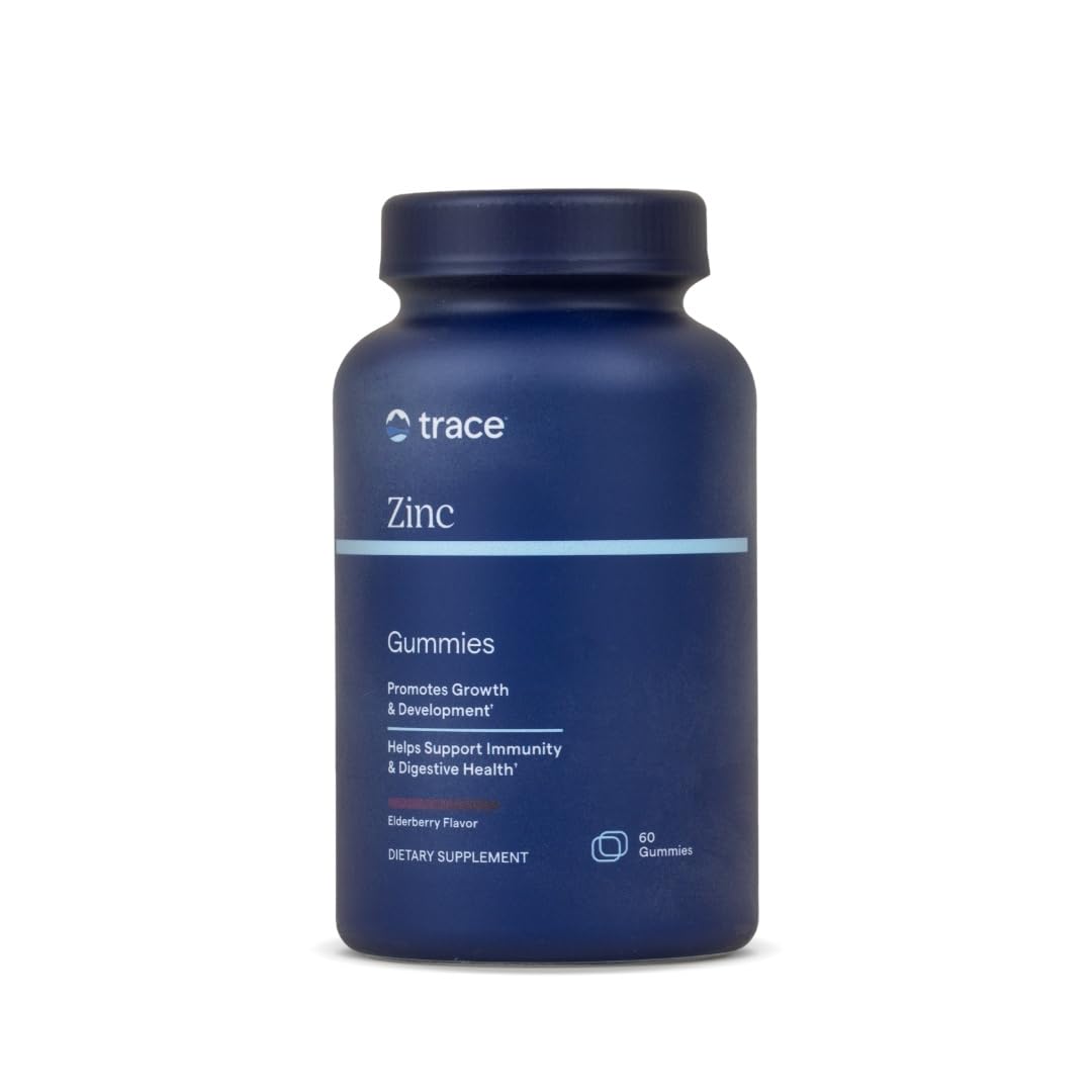 Trace Minerals Zinc Gummy – Immune Support & Healthy Development (Vegan, Gelatin-Free) | 60 Count