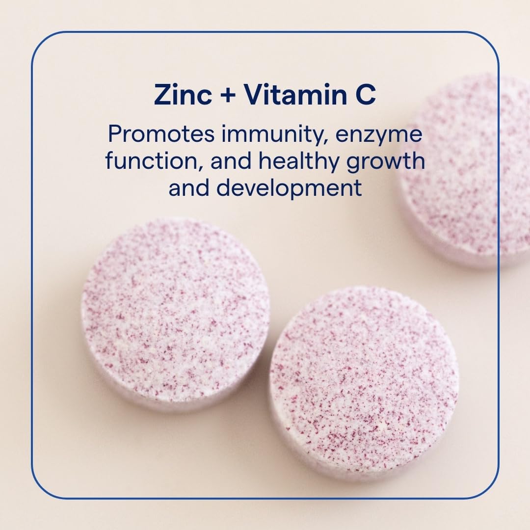 Trace Minerals Zinc + Vitamin C Chewable Wafers — Immune Support & Antioxidant (60 Servings)
