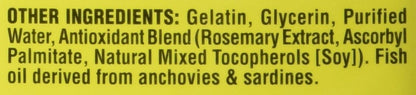 Trader Joe's Molecularly Distilled Omega-3 Fatty Acids Dietary Supplement – 1200mg Fish Oil, EPA & DHA