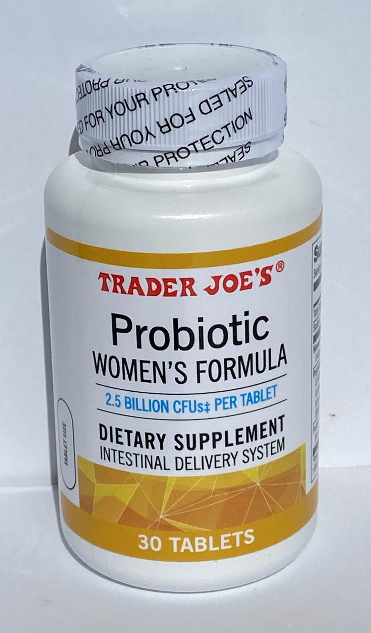 Trader Joe's Probiotic Women's Formula - 2.5 Billion CFU per Tablet, 30 Tablets