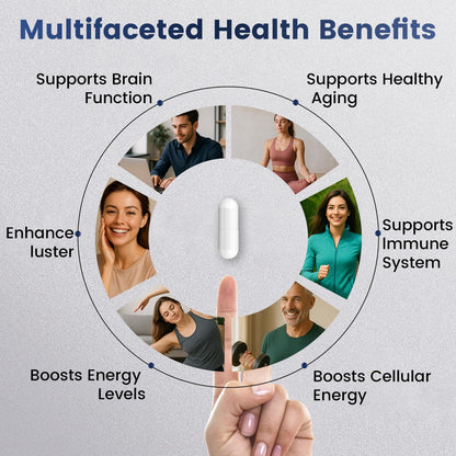 NAD+ Supplement 8,809mg with Liposomal NAD & Resveratrol – 120 Capsules for Cellular Health, Stamina & Healthy Aging | Vegan & Gluten-Free