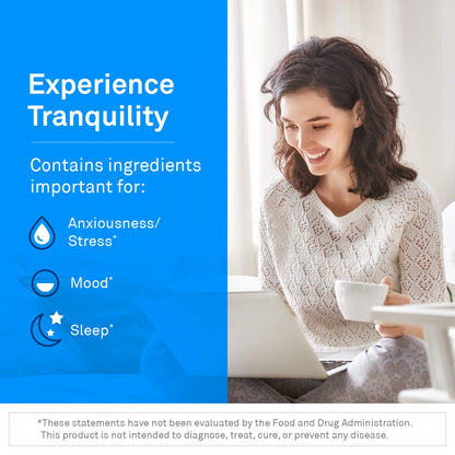 TravaGen Mood Support – L-Tryptophan, L-Theanine & B12 (120 capsules)