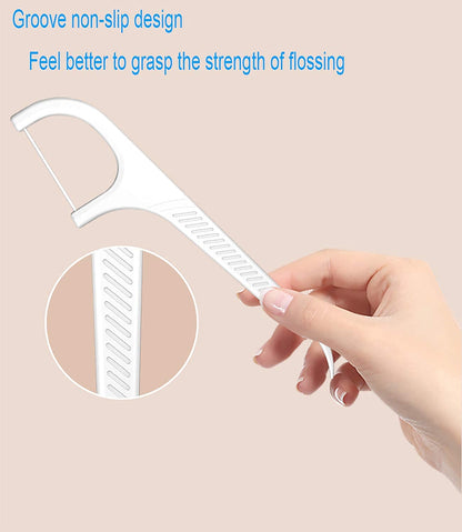 Travel Dental Floss Picks – 300 Count Bagged Floss Sticks | Holy Rose