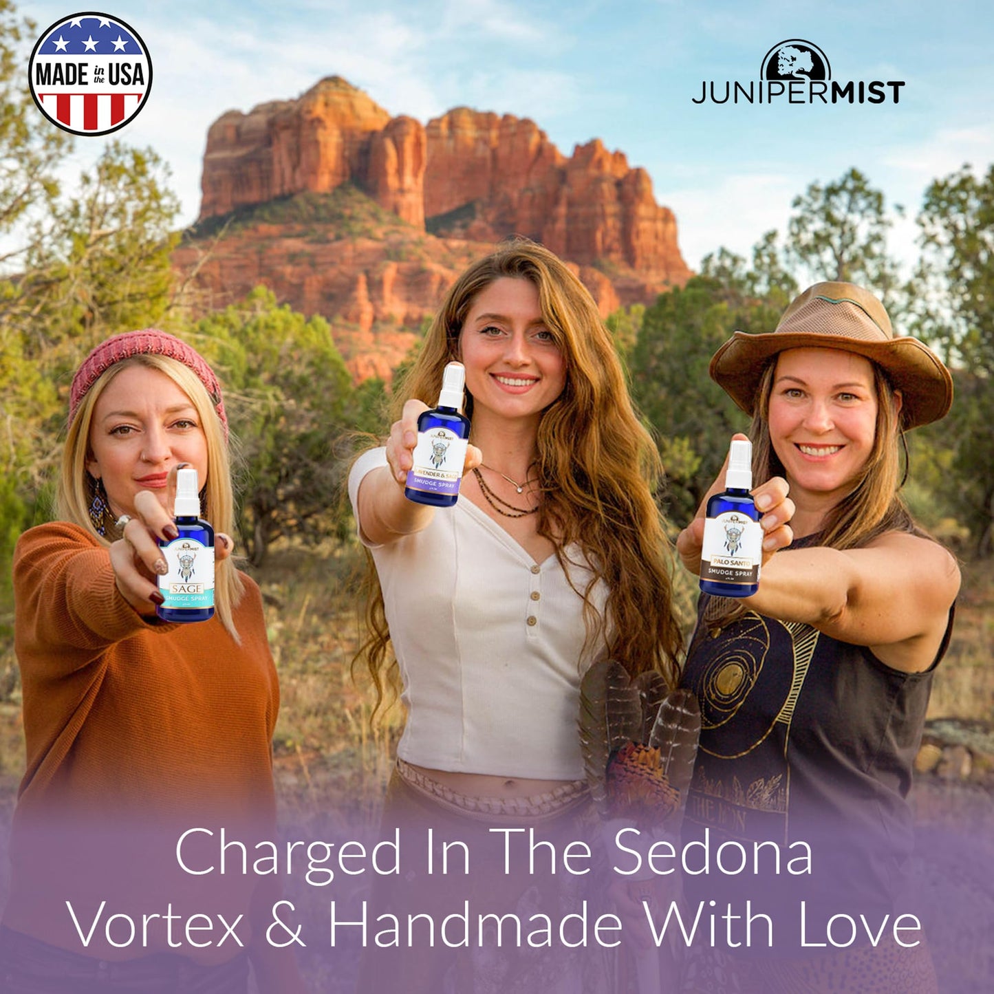 Lavender & Sage Smudge Spray (4oz) – Smokeless, Calming Energy Cleansing