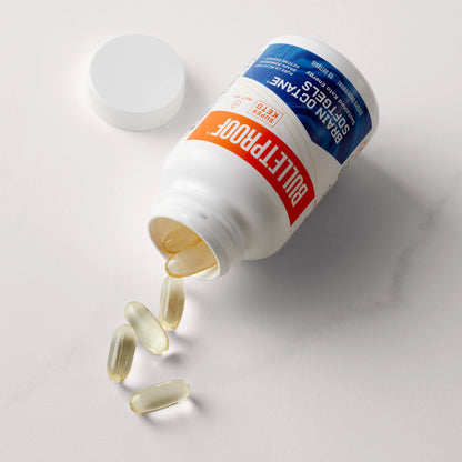 Bulletproof Brain Octane Softgels – 60 Count | Pure C8 MCT Oil for Sustained Energy