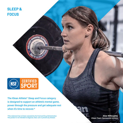 Klean ATHLETE Melatonin – Sleep Support & Recovery | Raspberry Lemonade, 1.7 oz