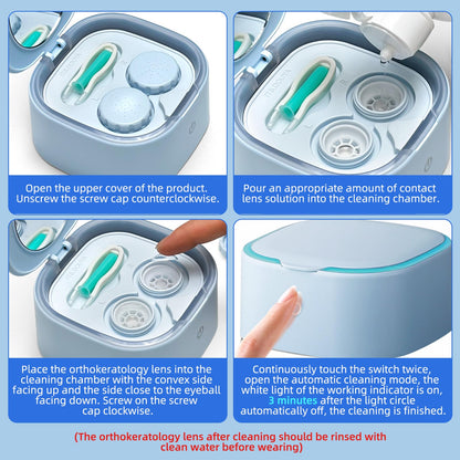 Rigid Keratoplasty Scleral Ultrasonic Cleaner for OK & RGP Lenses
