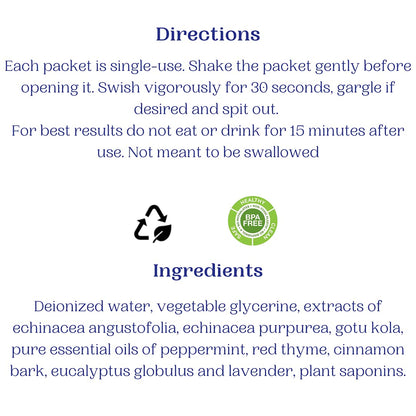 TONIC Traveler Mouthwash Minis (12 Pack) + Bamboo Toothbrush – Natural Alcohol-Free
