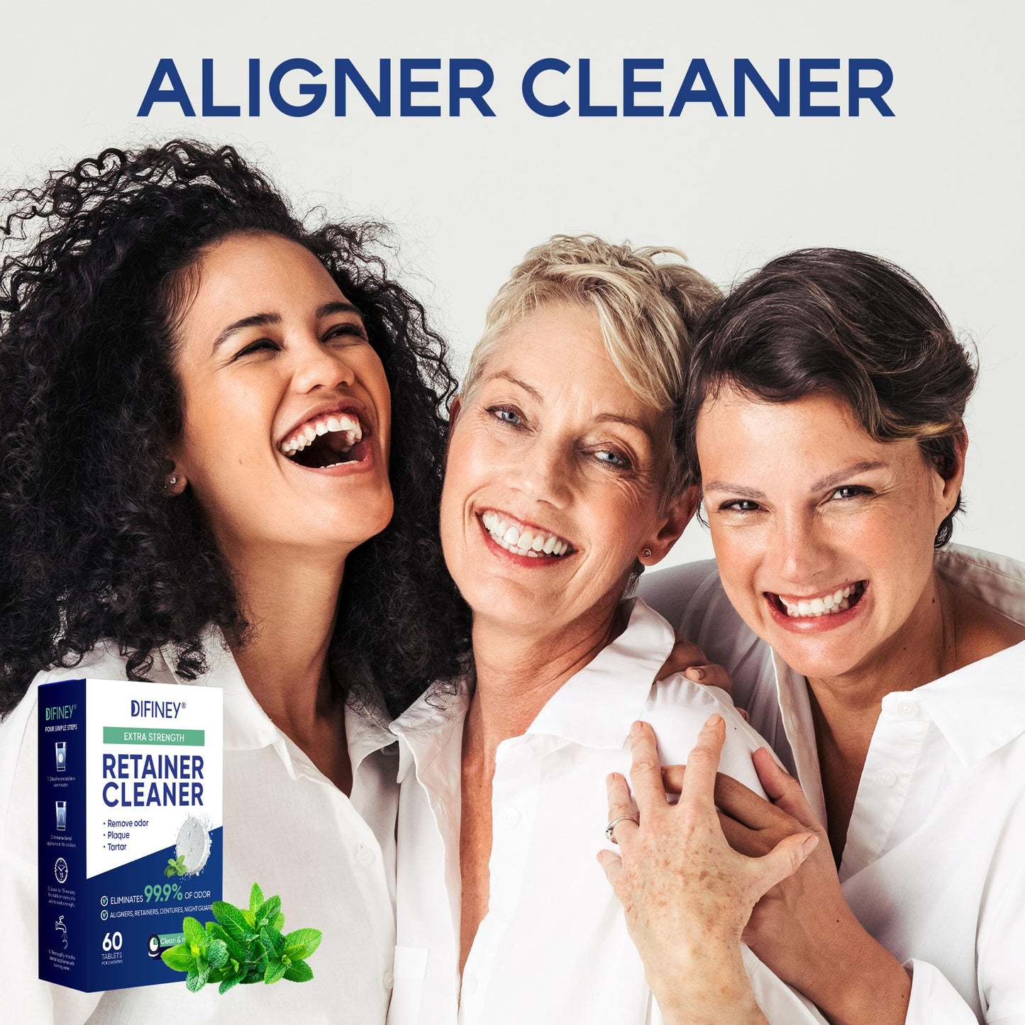 Difiney Anti Snoring Device Cleaner Tablets – Retainer & Invisalign Cleaner