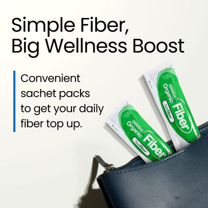 LABO Nutrition Bioactive Organic Fiber – Sunfiber PHGG Prebiotic Fiber for Digestive Health, 30 Sachets