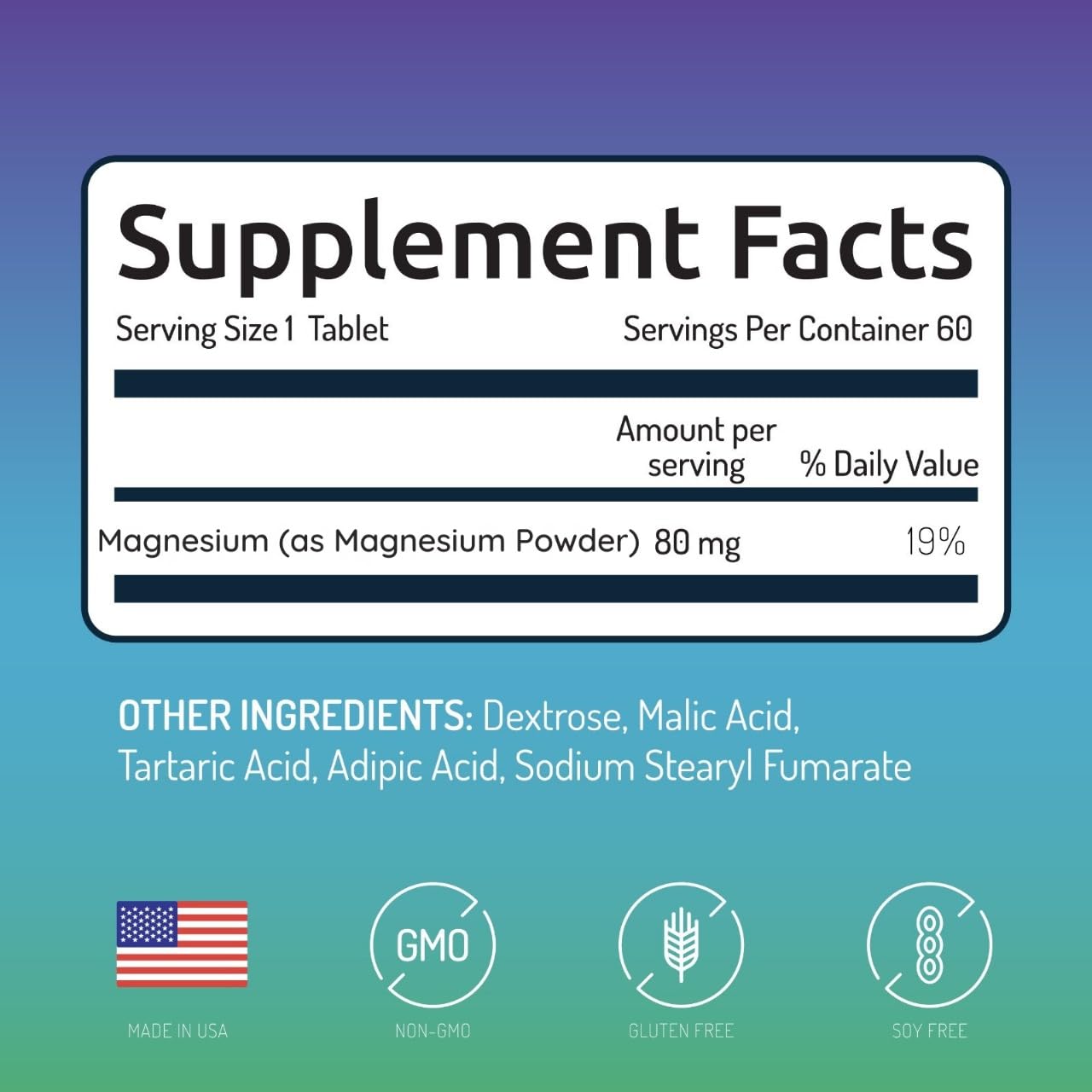 Invigorated Water Hydrogen Tablets – 12 PPM H2, 60 Servings, Non-GMO