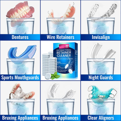 Retainer Cleaner Tablets for Invisalign - 120 Sulphate-Free Kit