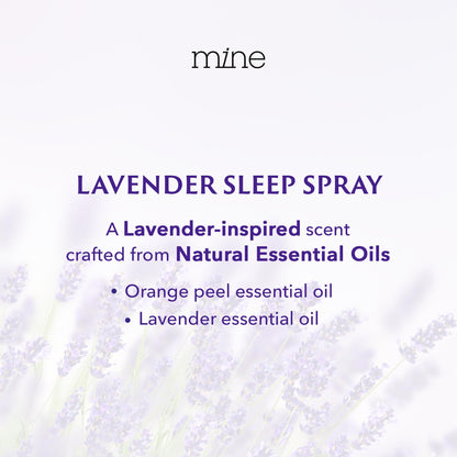 Lavender Sleep Spray with Melatonin – Natural Pillow Mist for Relaxing Sleep | Calming Bed Spray