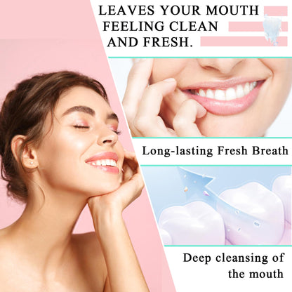 Travel Size Mouthwash Pack of 60 | Mini Portable Mouthwash Set for Fresh Breath